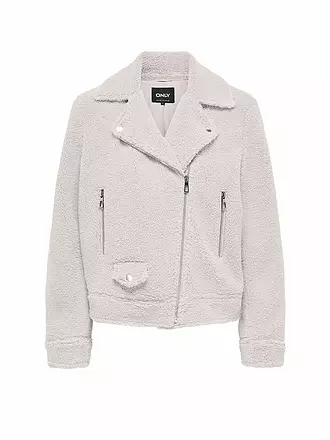 ONLY | Veste aspect fourrure ONLRIO TEDDY BIKER | creme